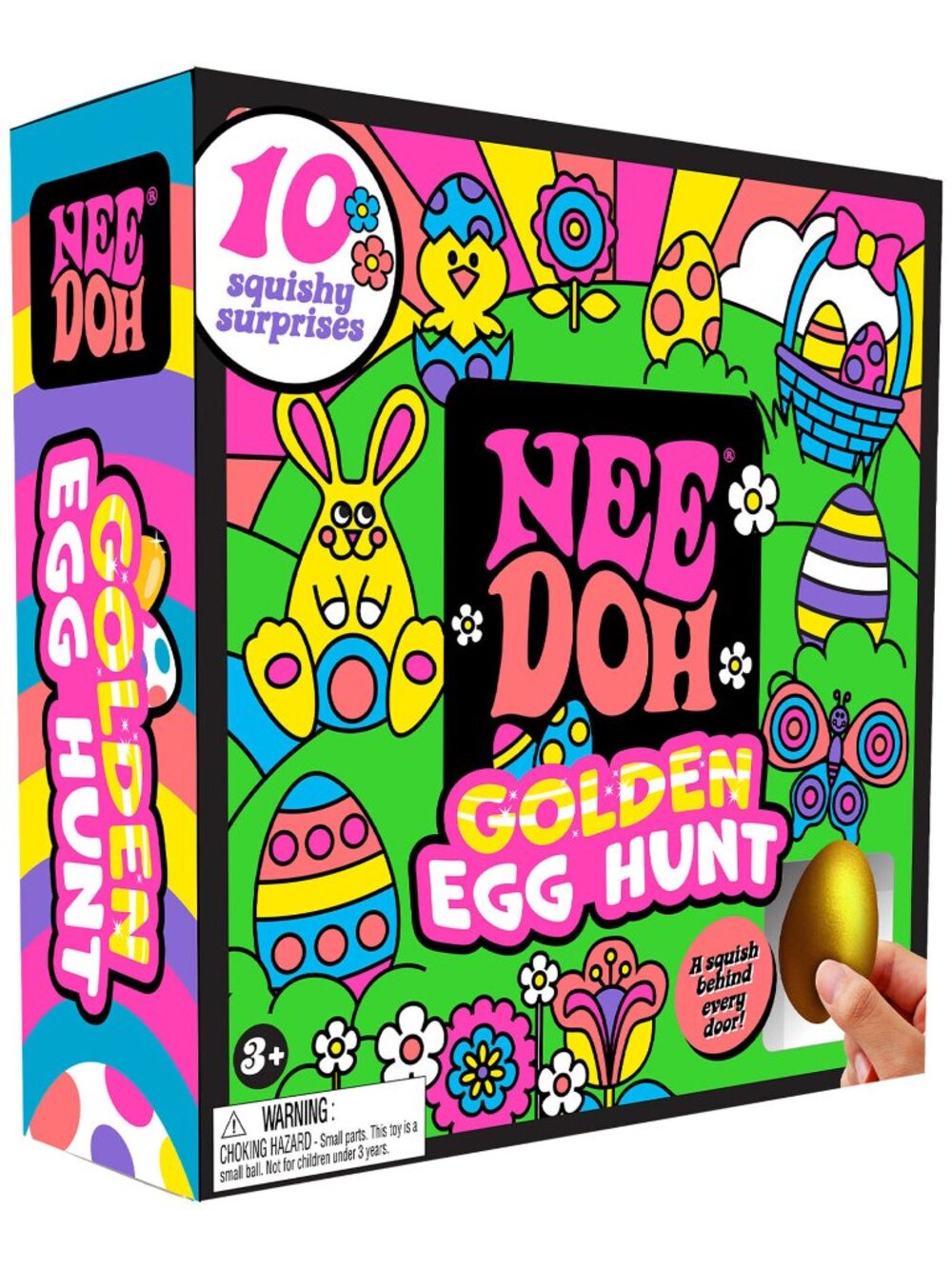 Schylling Nee Doh Golden Egg Hunt Squishy Toy Box 10 Piece - World Market